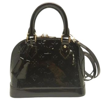 Louis Vuitton Pre-owned Mini Bag - Dames - Pre-owned - Paars - Maat: ONE Size Leer