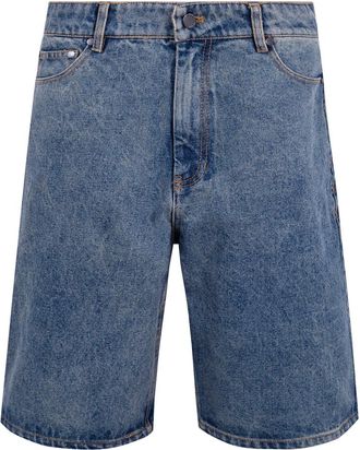 Daily Paper Clothing Korte Broeken, Heren, Blauw, S, Denim, Denim Shorts