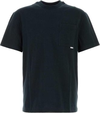 Jil Sander Dark Blue Solid T-Shirts