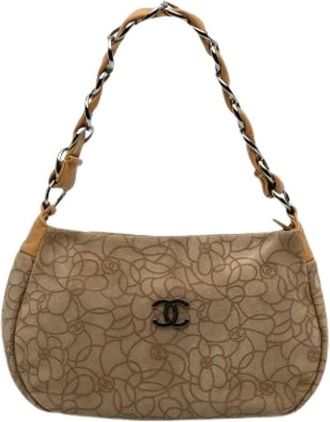 Chanel Pre-owned Suede Vintage Shoulder Bag - Dames - Pre-owned - Bruin - Maat: ONE Size Su&egrave;de