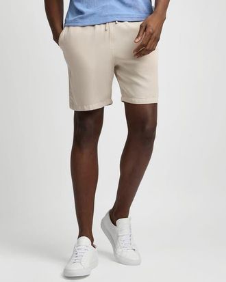 Onia Lyocell Beach Short in Stone at Nordstrom, Size X-Large