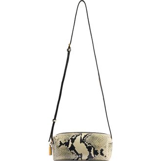 Khaite Mini Kye Snakeskin Embossed Leather Crossbody Bag in Natural 121 at Nordstrom