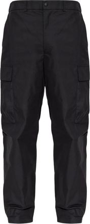 Moncler Cargo Broek - Heren - Straight fit broeken - Zwart - S - Katoen - Broeken