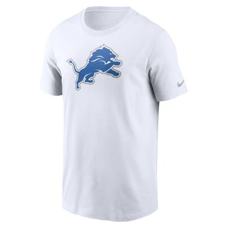 Nike Detroit Lions Logo Essential Nike Mens NFL T-Shirt in White | N19910A9J-UXR