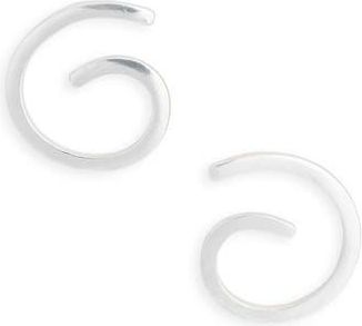 Karine Sultan Spiral Stud Earrings in Silver at Nordstrom Rack