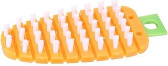 No Brand Cepillo Colgante Para Verduras - Cepillo Para Fregar Patatas Con Forma De Zanahoria - Naranja - Limpiador De Frutas - Estropajo De Cocina - Adecuado P