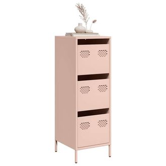 Berkfield Home Highboard Pink 39x35x103.5 cm Steel