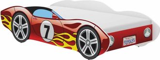 OEM Cama Infantil Coche Corvetta 160x80 Rojo