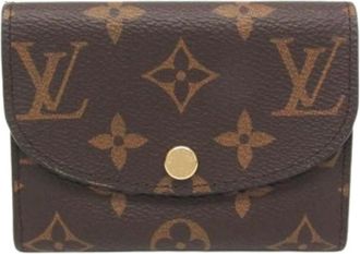 Louis Vuitton Pre-owned Wallets, female, Brown, Size: ONE SIZE Pre-owned Canvas Wallet
