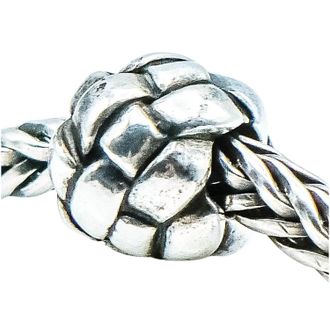 Trollbeads Womens Plait Bead In Silver