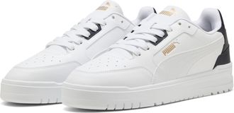 Puma Sneaker PUMA SHUFFLE DOWNTOWN, Damen, Gr. 38,5, puma wei&szlig;, puma wei&szlig;, new navy, Synthetik, Schuhe Sneaker