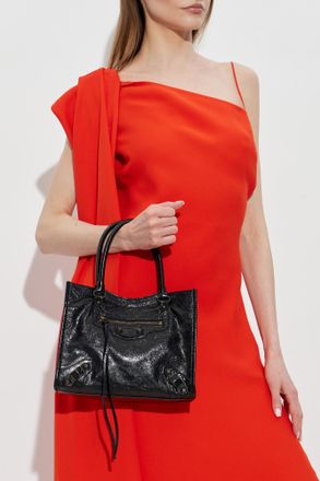 Balenciaga Le City Tote Mini Bag, Womens, Black