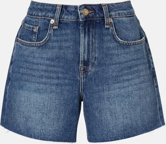7 For All Mankind Monroe denim shorts
