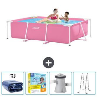 Intex Piscina Con Estructura Rectangular - 220x150x60 Cm - 7-piezas Scb13