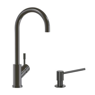 Villeroy & Boch Grifo De Cocina + Dispensador De Jab&oacute;n Tipo Paraguas Villeroy & Boch Antracita