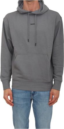 HUGO BOSS Uomo, Felpe, Grigio, L, new