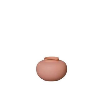 Middle Kingdom Porcelain Matte Porcelain Mini Apple Vase in Orange at Nordstrom