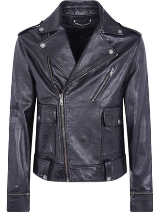Golden Goose Jacket Leather Golden MS