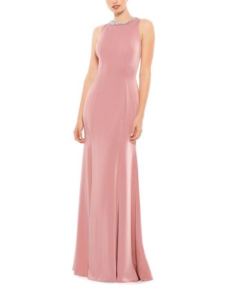 Mac Duggal Embellished Neck Trumpet Gown