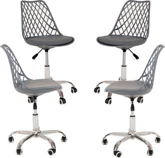 Regalos Miguel Regalos Miguel - Packs Sillas - Pack 4 Sillas Mima Office - Gris Oscuro