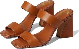 Vince Camuto Womens Kaden Block Heel Mule Sandals In Caramello