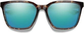 Smith Shoutout 57mm ChromaPop Polarized Square Sunglasses in Tortoise /Polarized Opal at Nordstrom