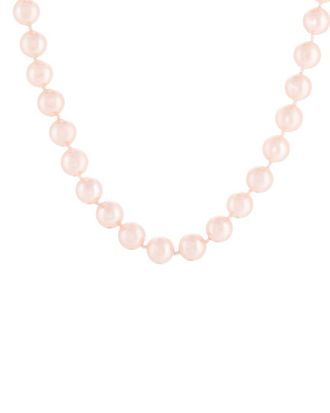 Splendid Pearls Silver 10-11Mm Shell Pearl Necklace
