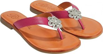Brighton Womens Aster Thong Sandals In Orchid
