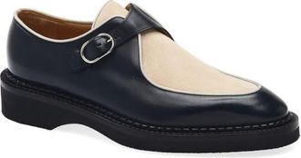 John Lobb Smith Colorblock Buckle Chukka Loafer in Midnight/Mist/Sand at Nordstrom, Size 10.5Us
