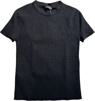 Tom Ford T-shirt a coste - Nero