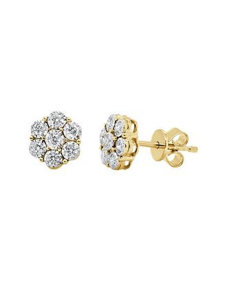 Sabrina Designs 14K 0.31 Ct. Tw. Diamond Cluster Stud Earrings