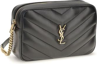 Saint Laurent Womens Black Lamb Ovis Aries Shoulder Bag
