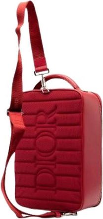 Dior Pre-owned Shoe Case - Dames - Vintage Schoudertas - Rood - ONE Size - Leer - Vintage