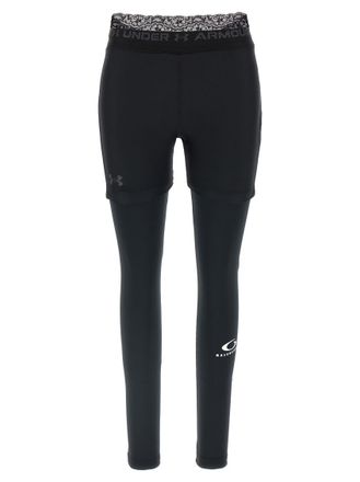 Balenciaga Black Slim Logo Leggings