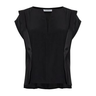 Max Mara Blouses, female, Black, Size: XS Abete Top