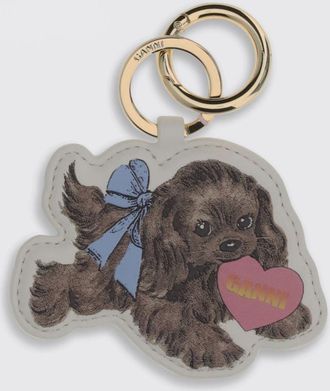 Ganni Key Chain GANNI Woman color Tobacco