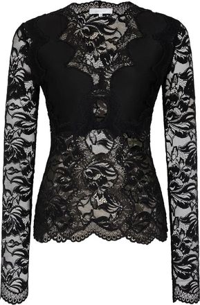 Paco Rabanne Top In Pizzo Polyamide Blouse