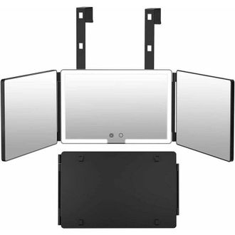 OEM Espejo De 360&deg; Para Peluquer&iacute;a, De 3 Lados, Con 3 Modos De Luz Y Altura Ajustable Para Maquillarse Y Peinarse. Espejo De 360&deg; Para Hombre, Espejo De M