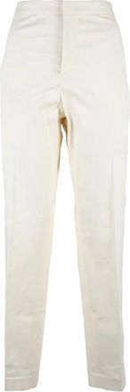 Fabiana Filippi Cream Straight Leg Trousers