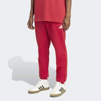 adidas Sporthose ADIDAS SPORTSWEAR M FEELCOZY PANT, Damen, Gr. XXL, N-Gr, active maroon, wei&szlig;, Obermaterial: 70% Baumwolle, 30% Polyester, Hosen Sporthose