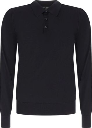 Dolce & Gabbana Polo - - Tops - Uomo - Blu - XL