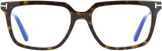 Tom Ford FT6039-B052 Rectangle Full Rim Eyeglasses - Brown