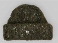Ganni Handknit Cable Beanie