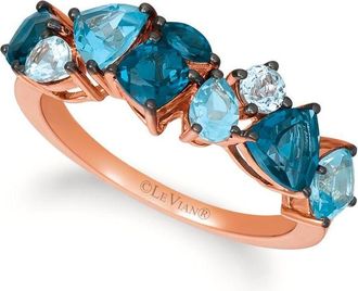 Le Vian Ladies Tranquility Rings set in 14K Strawberry Gold TRIL 35