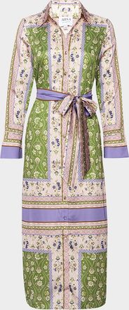 Misa Griselda Belted Midi Dress