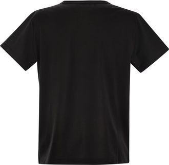 Fabiana Filippi Womens T-shirt In Jersey - Black Cotton - Size EU 46 (Womens)