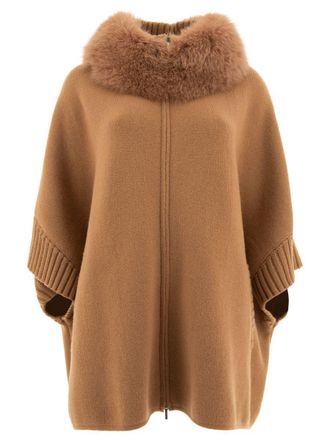 Giovi Pellicce Wool And Cashmere Poncho