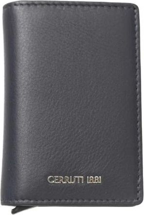 Cerruti Heren Leren Portemonnee met Kaarthouder - Heren - Portefeuilles - Blauw - ONE Size - Accessoires