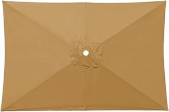 OEM Rectangular Toldo De Recambio De Sombrilla De 200x300cm Tela Para Sombrilla Para Patio 6 Varillas Exterior Tela Toldo Repuesto