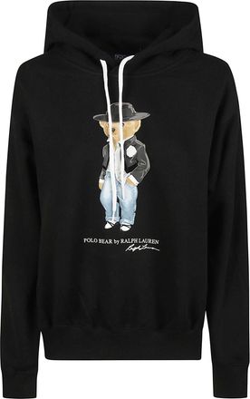 Polo Ralph Lauren Bear Print Cotton-Blend Hoodie